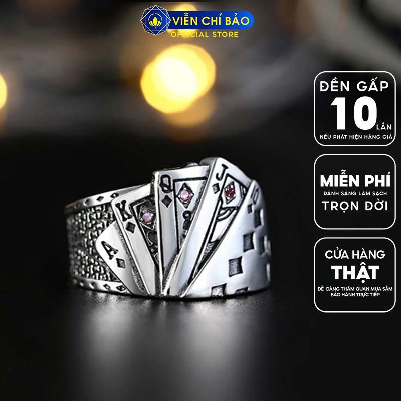 Nhẫn bạc nam Sảnh Chúa, sảnh rồng chất liệu bạc Thái 925 phong cách độc đáo thương hiệu Viễn Chí Bảo N101222