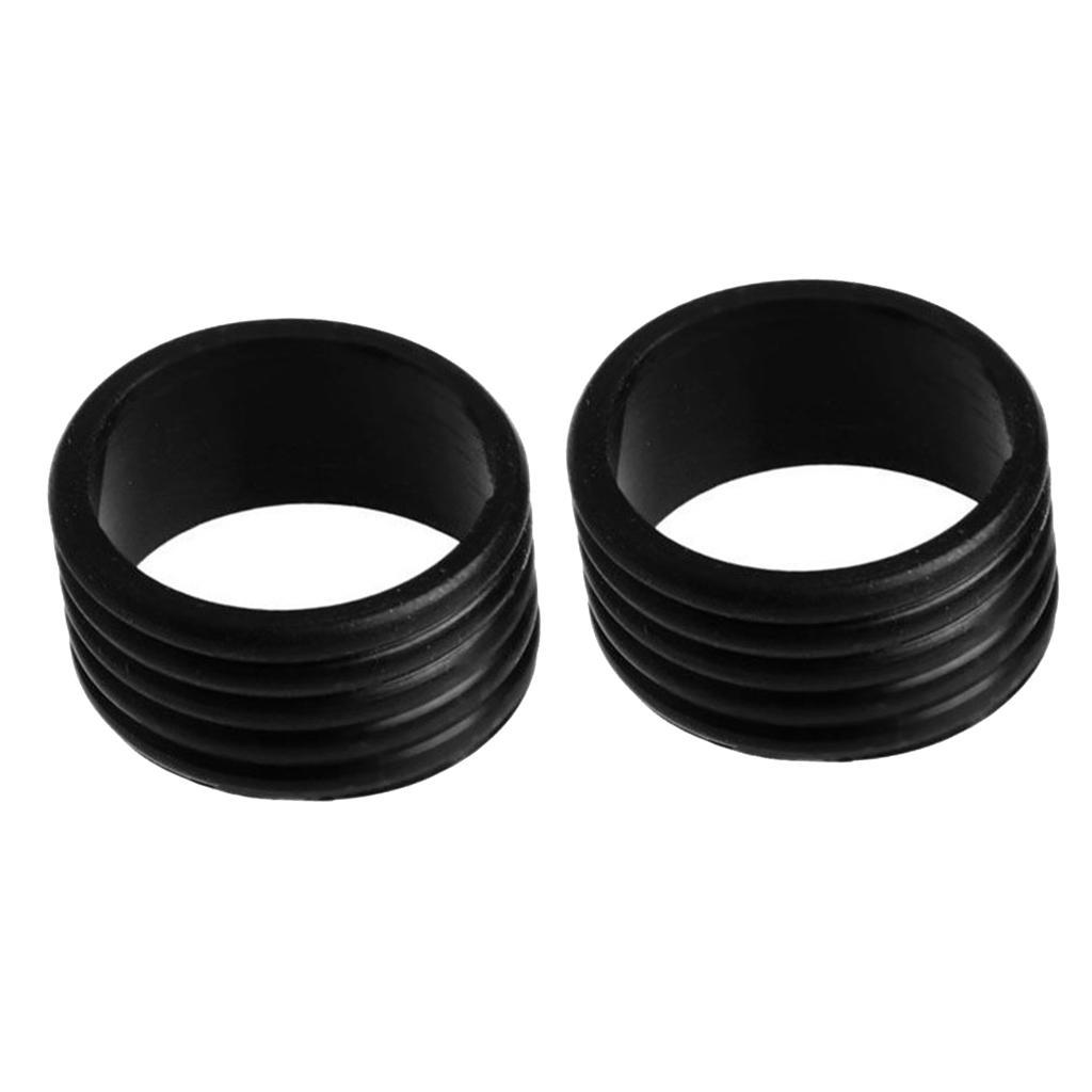 6- 2pcs Silicone Tennis Racket Grip Racquet Handle Loop
