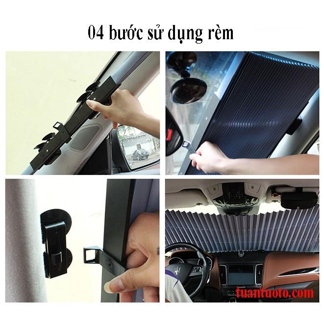 Tấm che nắng kính lái ô tô tự xếp