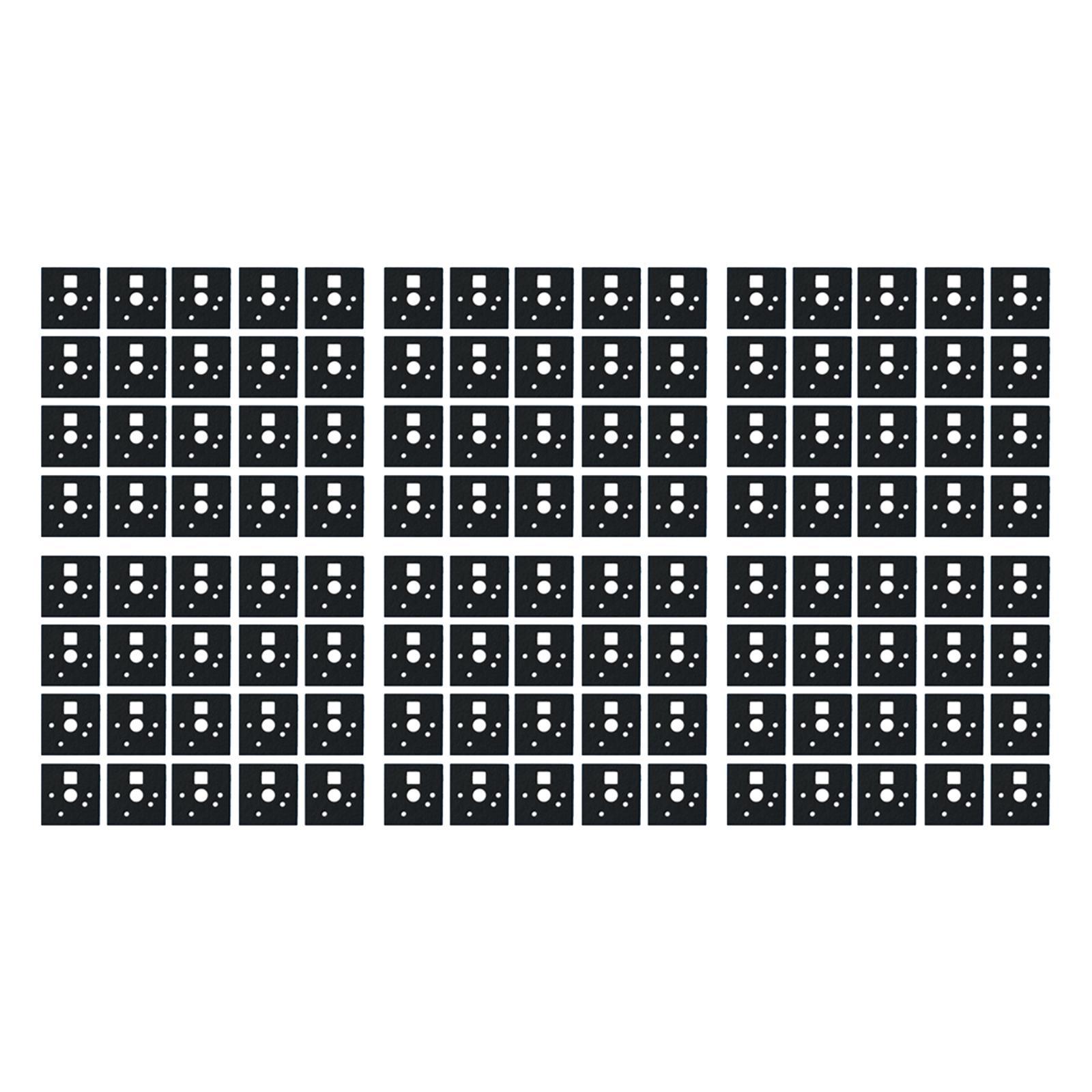 120Pcs Keyboard Switch Pads Shaft Lower Pad Stickers for Hot Swappable Soldering Keyboard