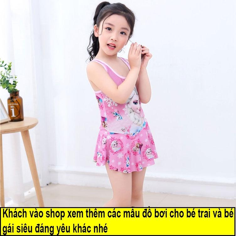 (HCM) BỘ ĐỒ BƠI HOẠ TIẾT HÌNH CÔ GÁI ELSA CỰC XINH DÀNH CHO BÉ GÁI_MÃ 013