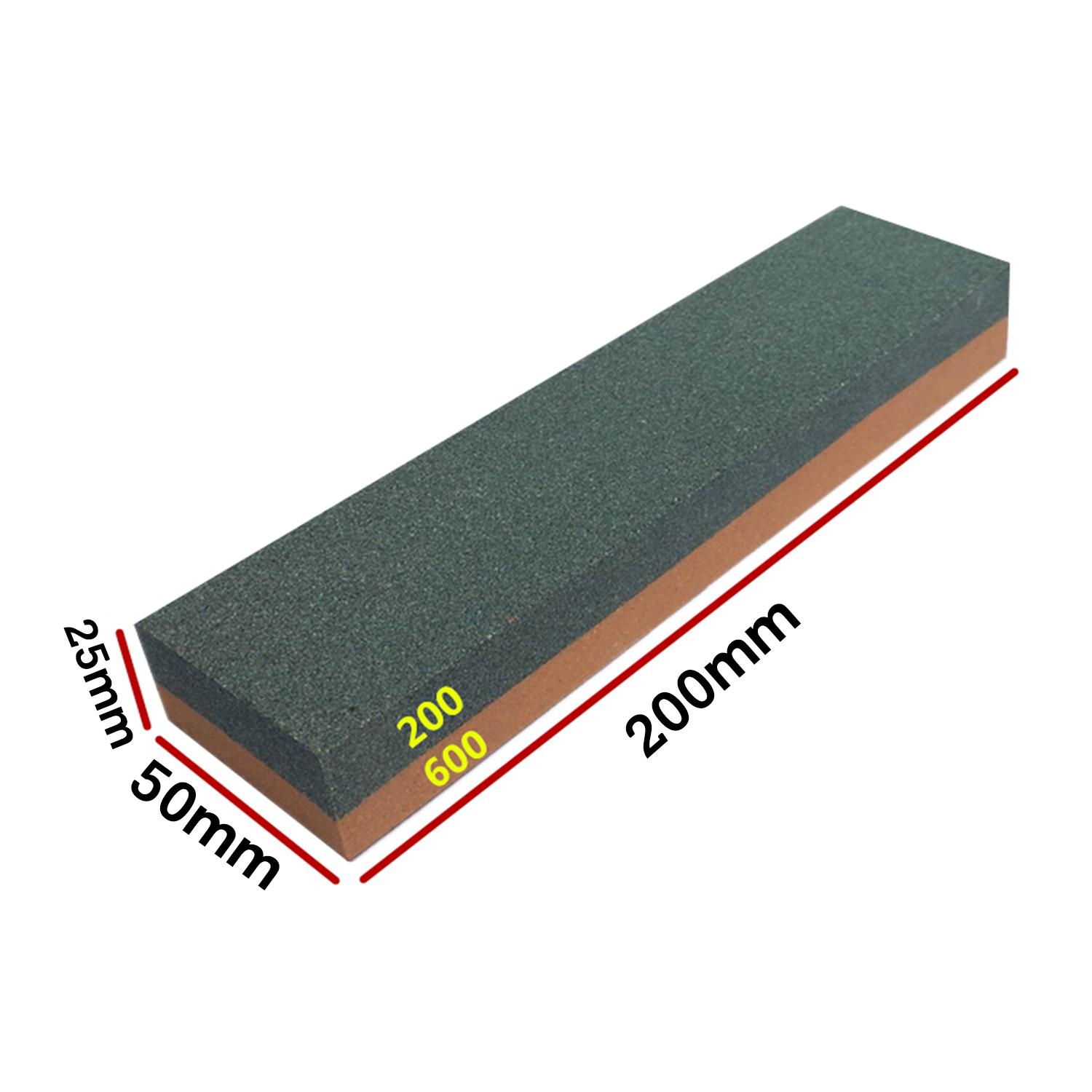 200/600 Grit Double Sides Knife Sharpening Stone Knives Coarse Sharpening Whetstone Grindstone 200*50*25mm