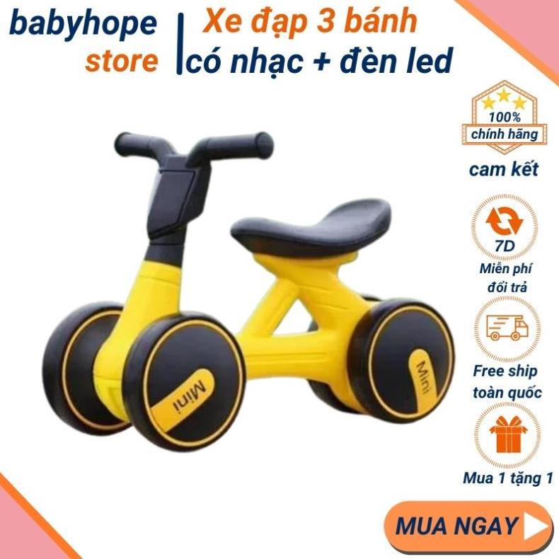 Xe chòi chân cho bé 1 2 tuổi thăng bằng có nhạc đèn BABYHOPE