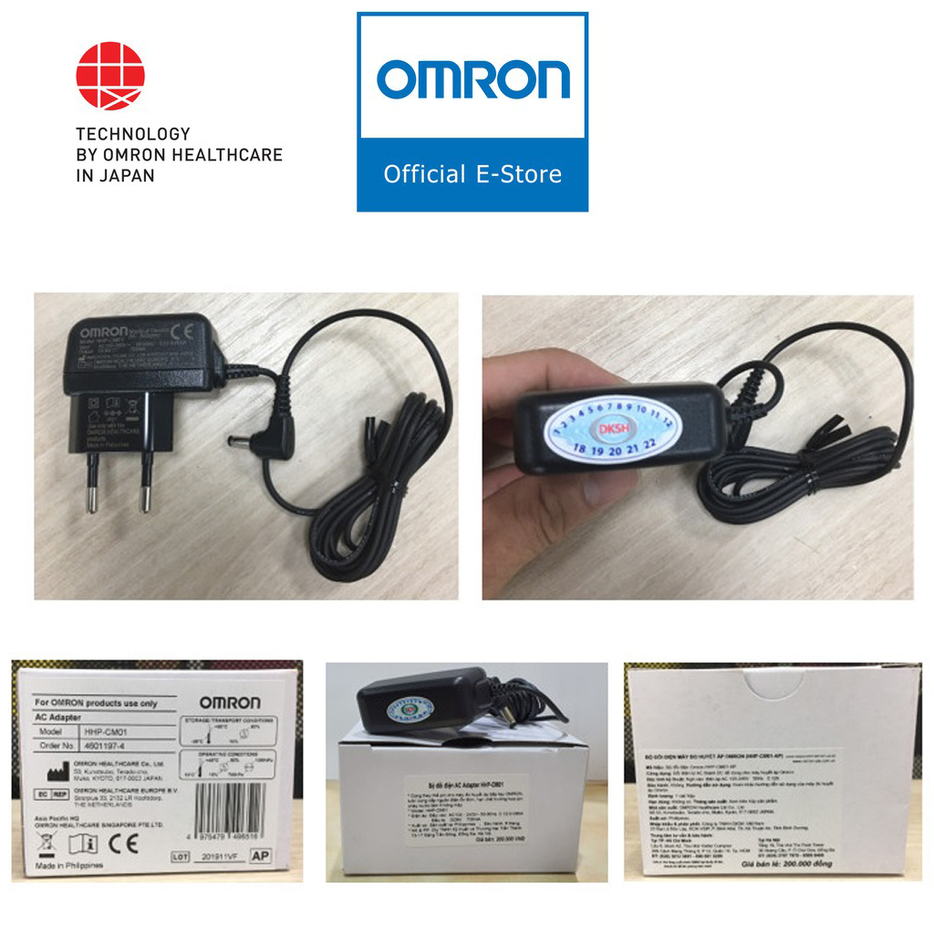 Bộ Đổi Nguồn Adapter Omron | Dùng Cho Máy Đo Huyết Áp Omron