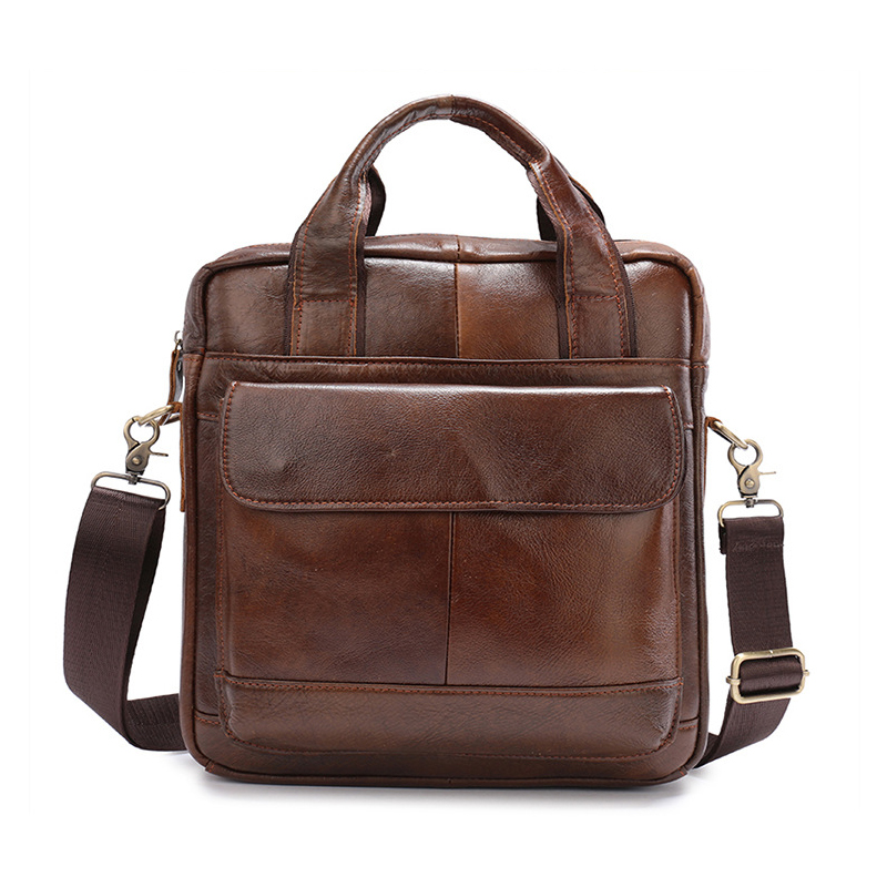 Túi đeo chéo nam DA BÒ  thật phong cách mới - DCN9457