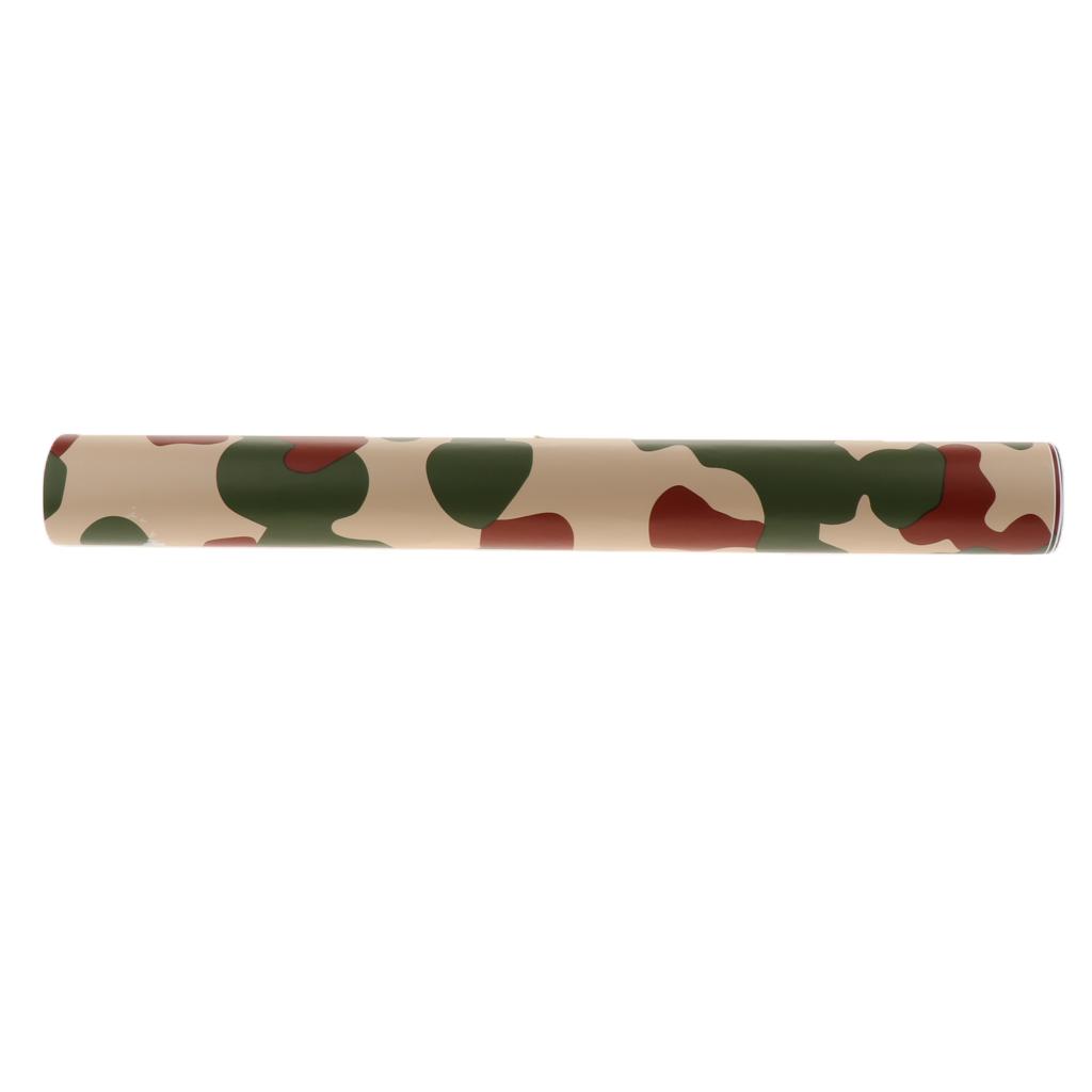 Green Camouflage Matte Vinyl Car Wrap Decal Film Sheet Air Channel Release