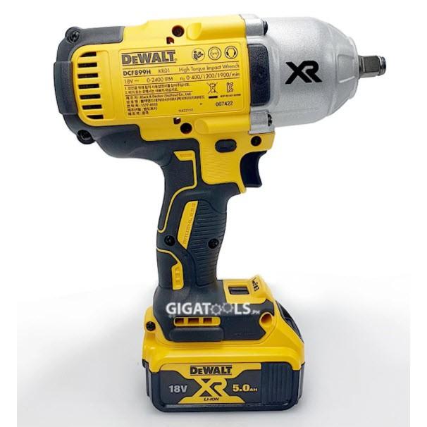 DEWALT DCF899HP2 - Combo Máy Vặn Bu Lông 1/2&quot; Pin Kèm 2 Pin 5Ah Và 1 Sạc - Chính Hãng