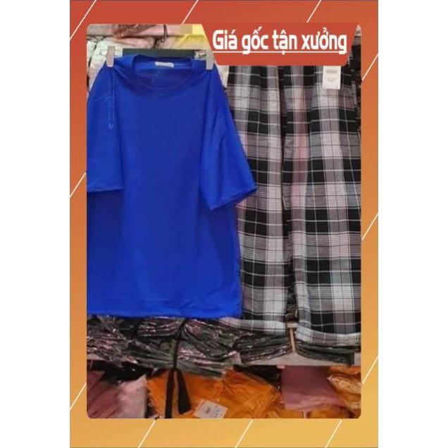 Áo Thun Tay Lỡ Trơn Unisex Kèm Ảnh Thật