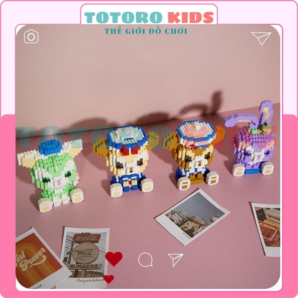 Bộ đồ chơi xếp hình lắp ráp mô hình động vật 3D thu nhỏ dễ thương phát triển trí tuệ sáng tạo cho bé
