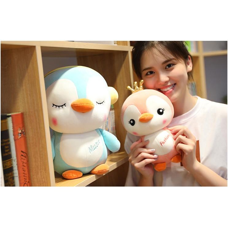 Gấu Bông Chim Cánh Cụt Cute Hình Thú Đẹp Dễ Thương Cao Cấp Nhỏ Size 40 - 50