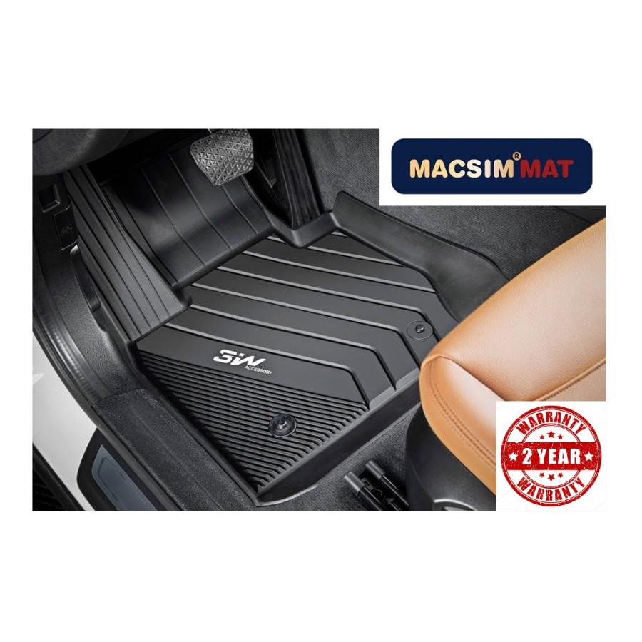 Thảm lót sàn BMW X7 nhãn hiệu Macsim 3W - chất liệu nhựa TPE đúc khuôn cao cấp - màu đen