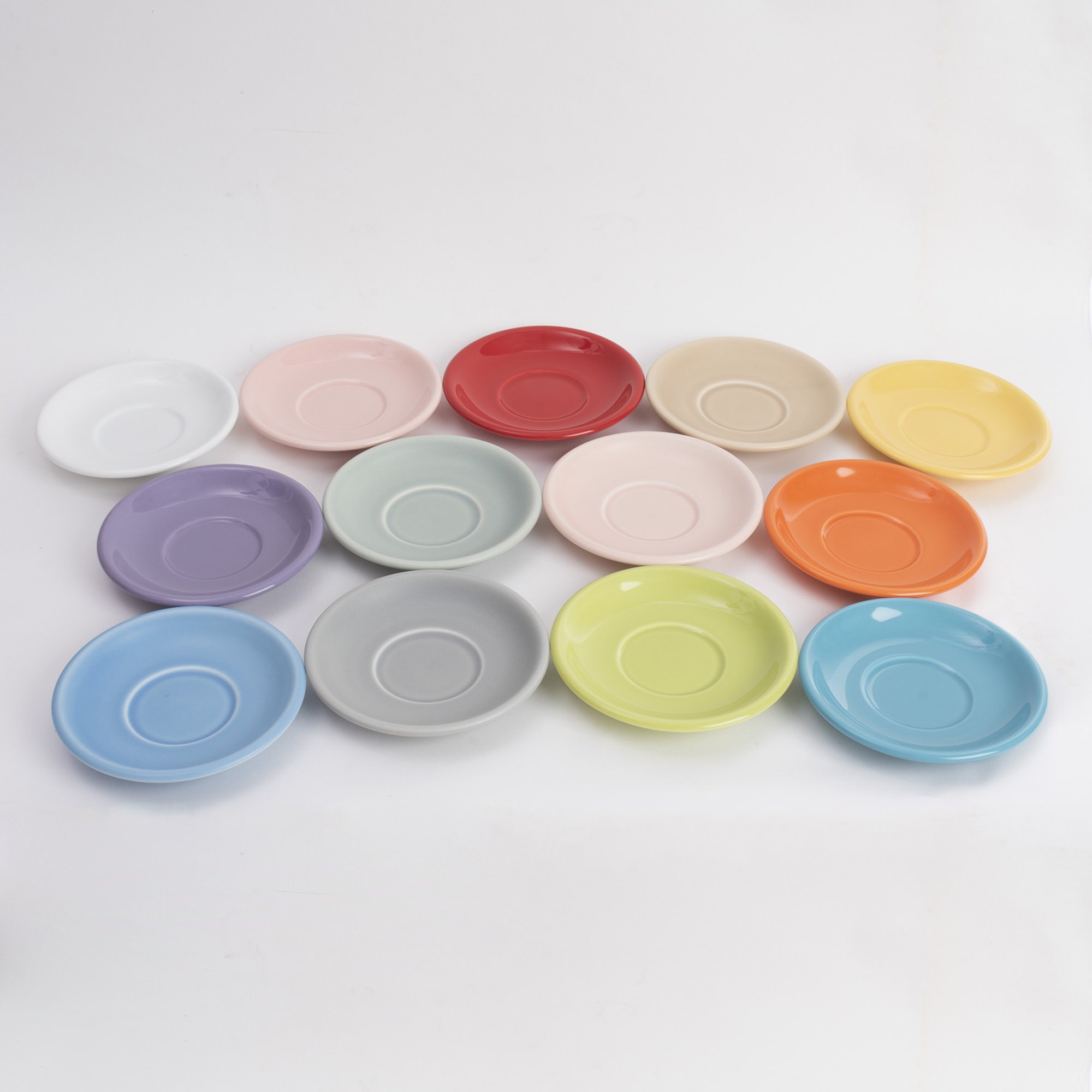 Đĩa sứ Origami Cappuccino Latte Bowl Saucer 140mm