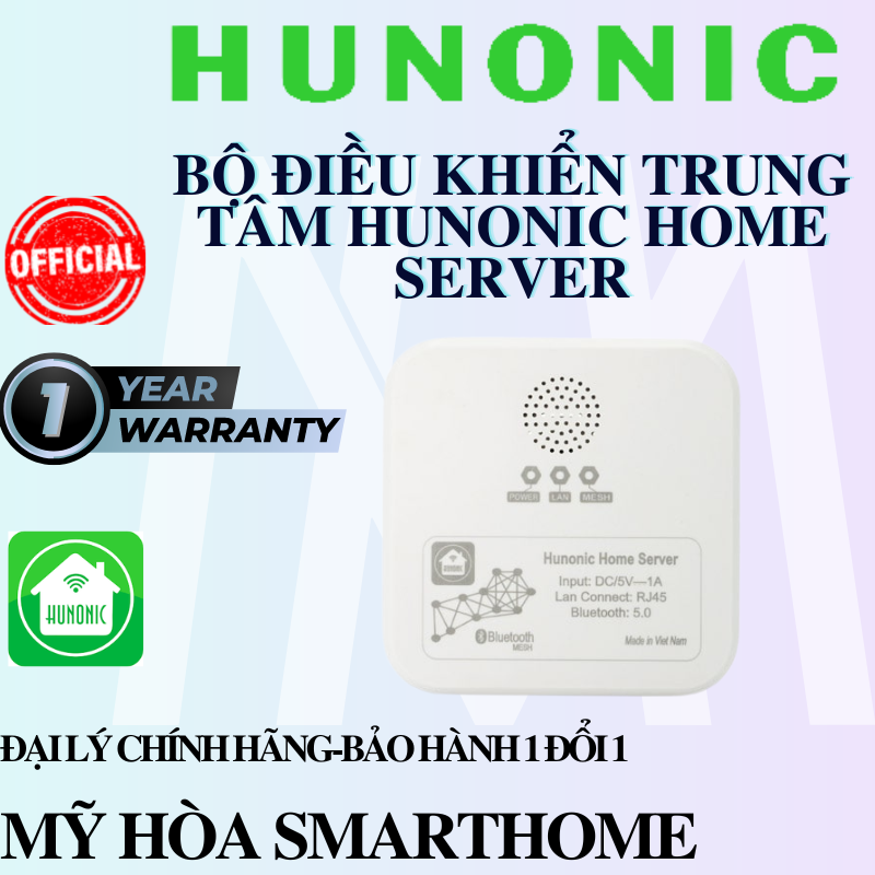 Bộ Điều Khiển Trung Tâm Hunonic Home Server-Hàng Chính Hãng