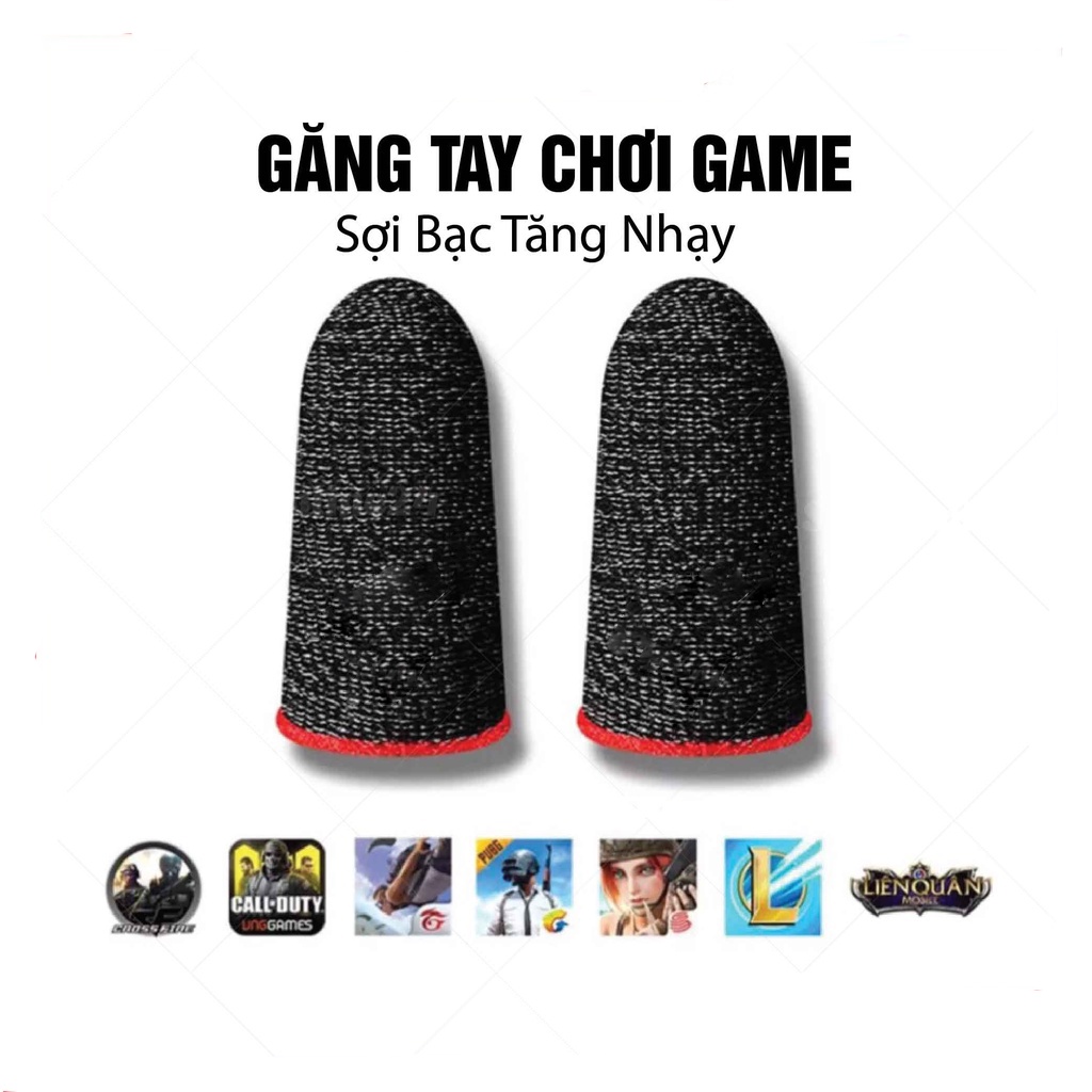 Bao Tay Chơi Game ff, Pubg, Liên Quân - Găng tay chơi game cao cấp chống mồ hôi tay chống trượt co dãn cực tốt - Hàng chính hãng