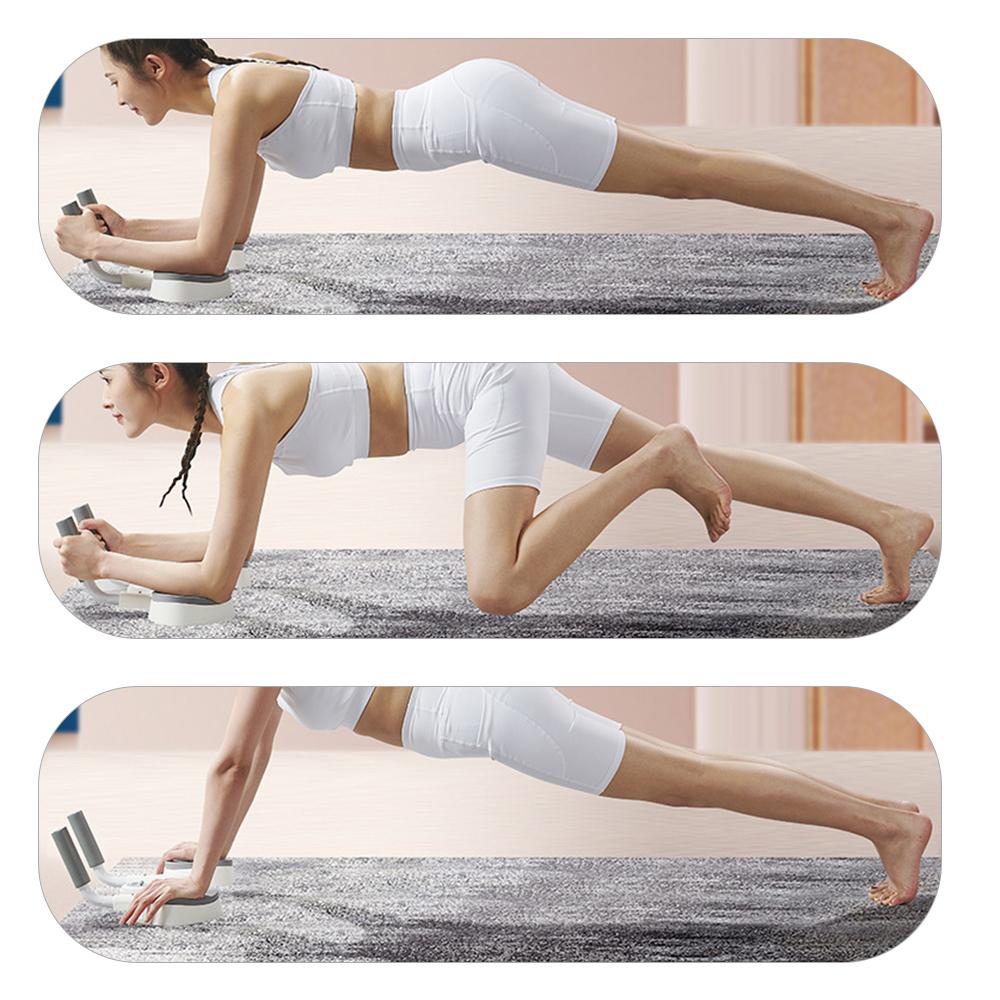 Multifunctional Plank Support Trainer for Core Workout Push-Up Board Home Fitness Equipment with Timer for Training Chest Back Abdominal Arm Muscles