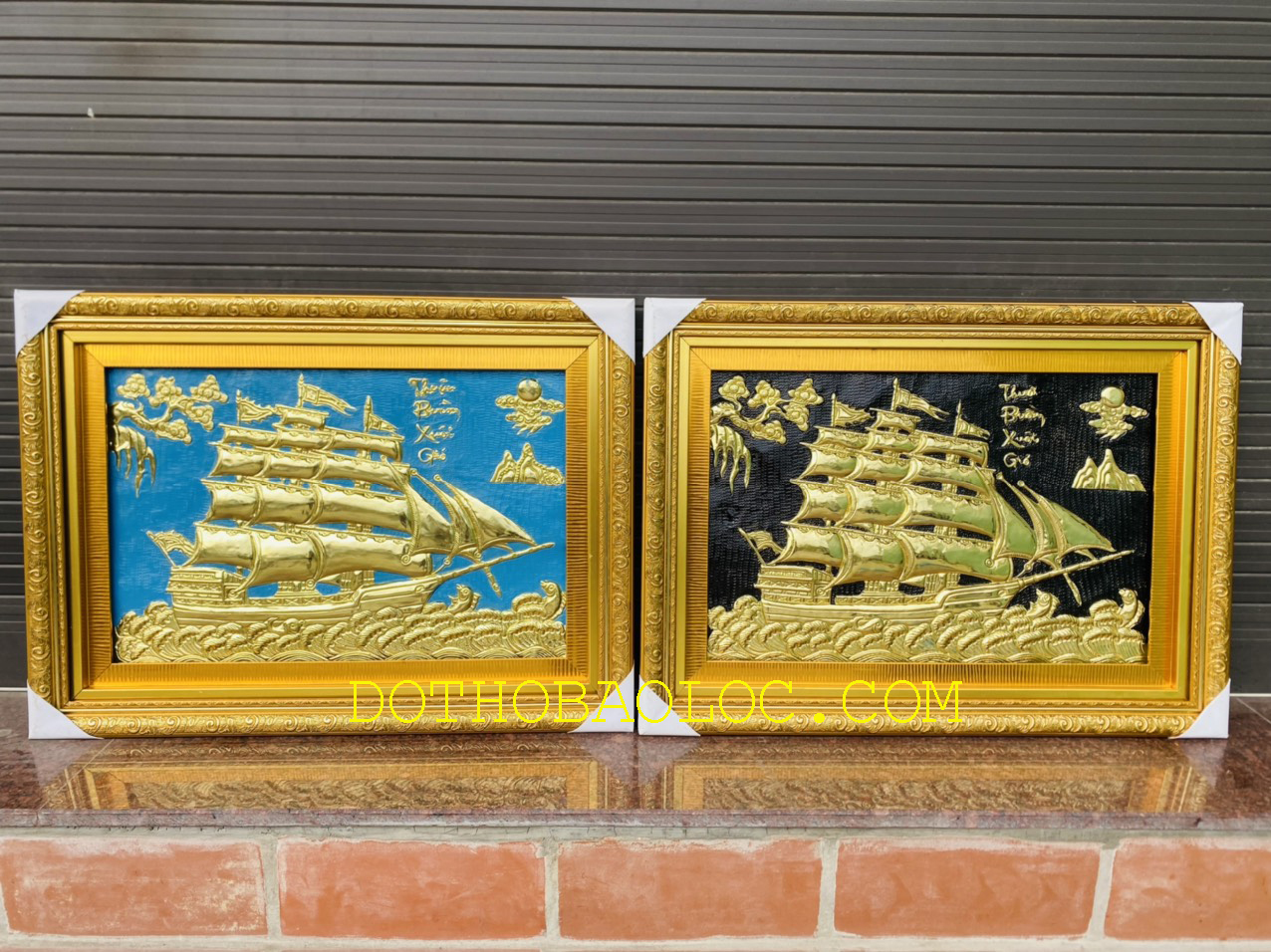 Tranh Thuận Buồm Xuôi Gió Bằng Đồng Cao 55cmx75cm