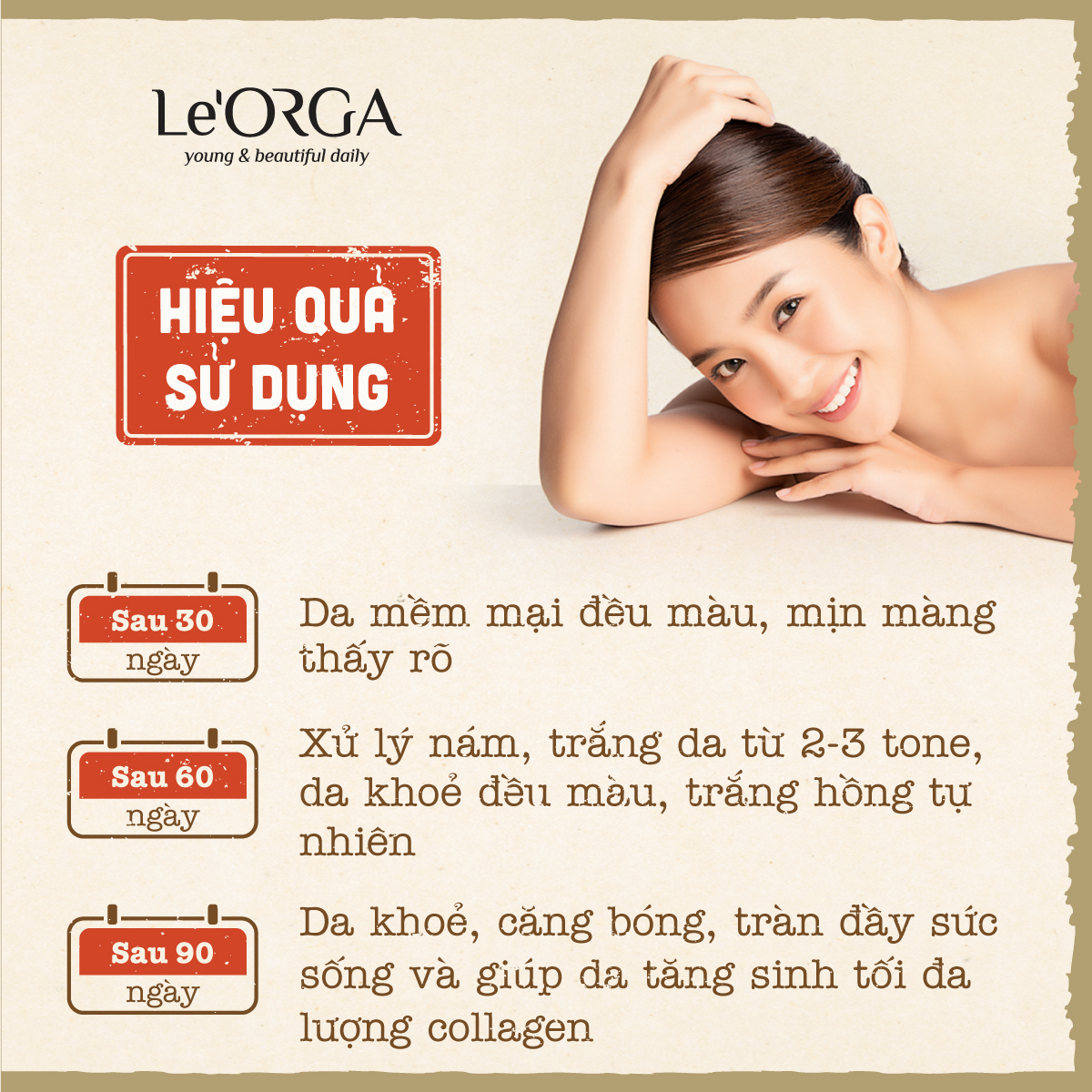 Serum Trắng Da Mờ Nám Le'Orga - Detox White Tinh Chất Trẻ Hóa Da Tăng Độ Ẩm Huyết Thanh Giảm Lão Hóa 7ml