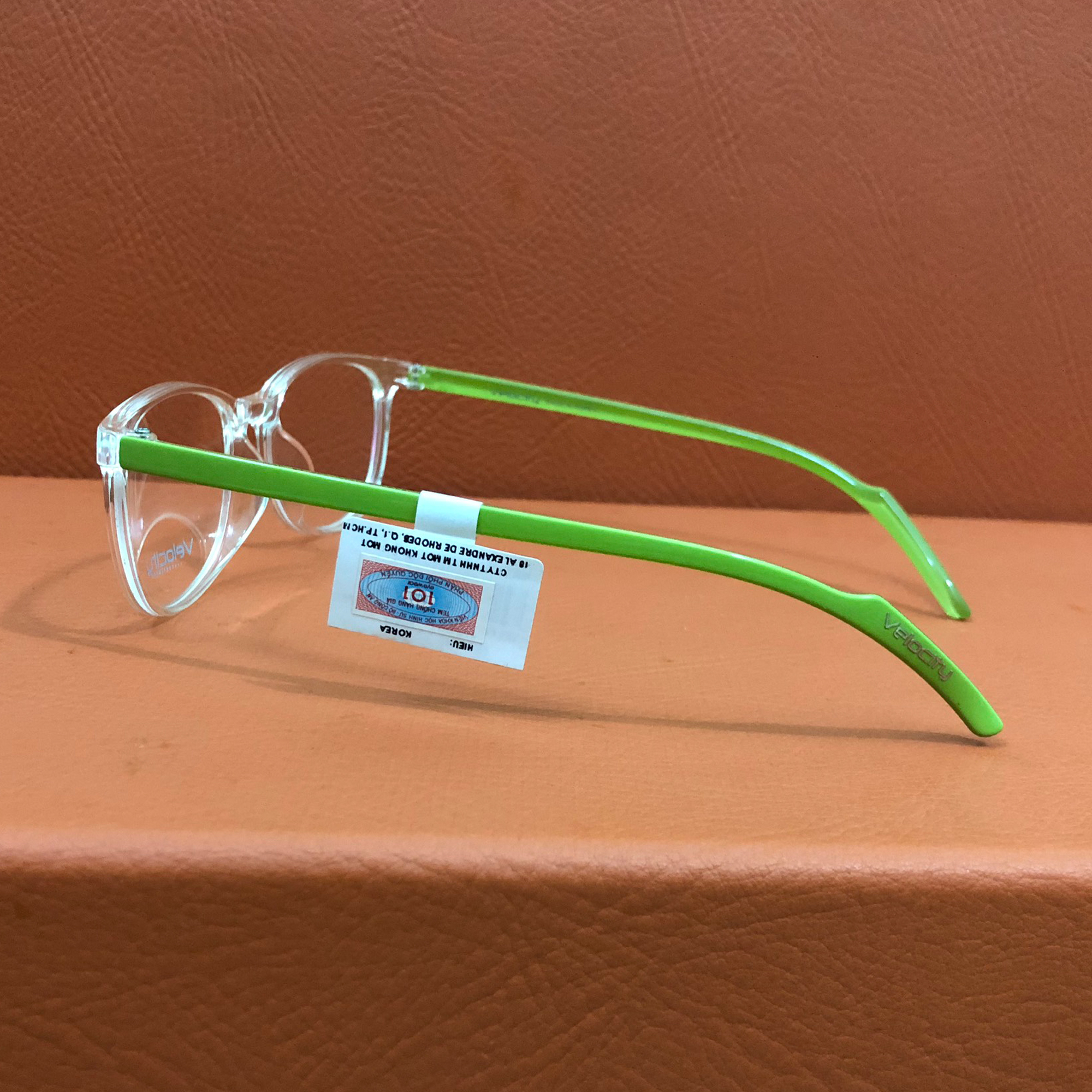 Gọng kính unisex nhựa TR90 thời trang VELOCITY VL4433