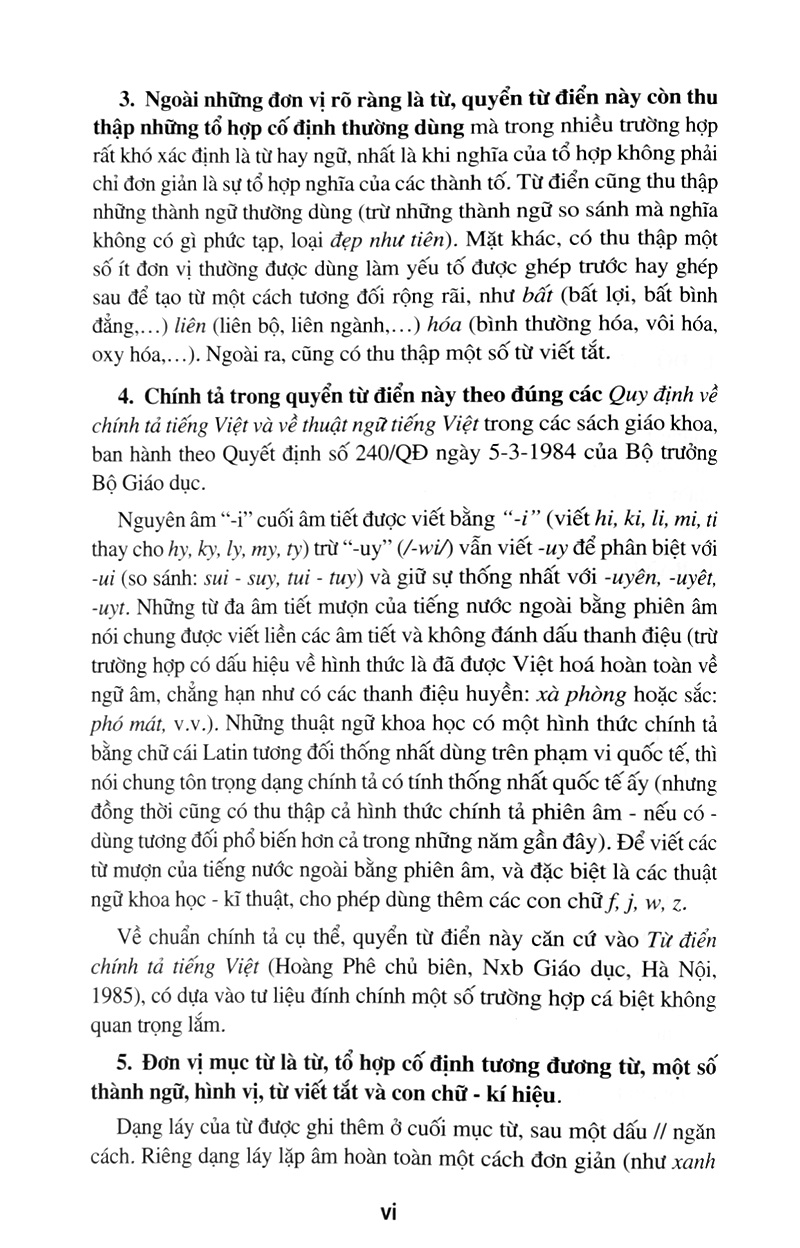 Từ Điển Tiếng Việt (Hoàng Phê) - VL