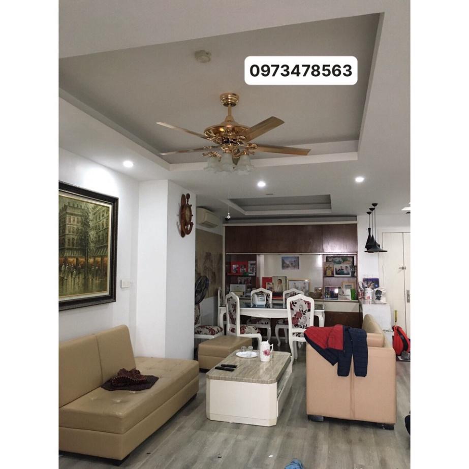 Quạt trần có đèn 5 cánh thép,động cơ DC 6 tốc độ gió,trang trí phòng khách,ngủ,đảo chiều hút ẩm