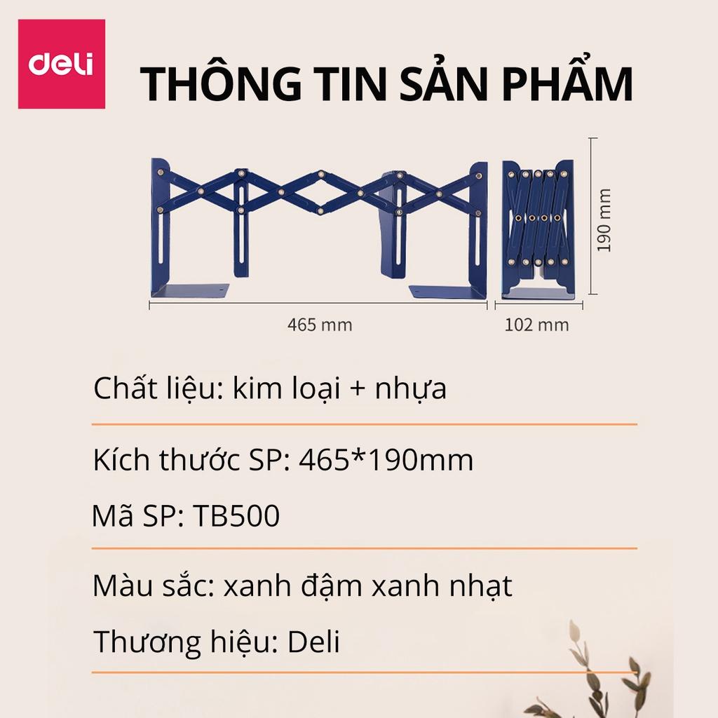 Kệ Chặn Sách Xếp Giá Đựng Tài Liệu Mở Rộng Kim Loại Deli Hình Cute Gấu Phi Hành Gia - Phù Hợp Học Sinh Văn Phòng - TB500