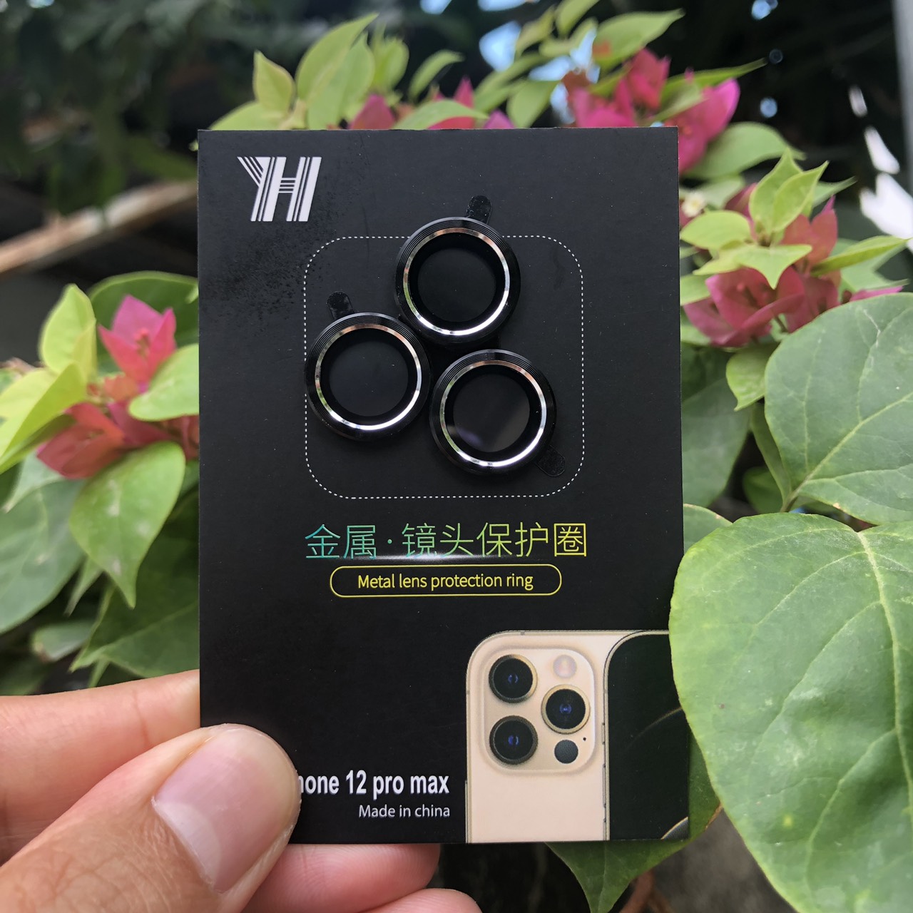 Vòng Bảo Vệ Camera Dành Cho IPhone 12Pro - 12Pro Max (Bộ 3 Vòng) - Chống Bụi, Hạn chế vân tay &amp; Mờ Camera - Bảo Vệ Toàn Diện