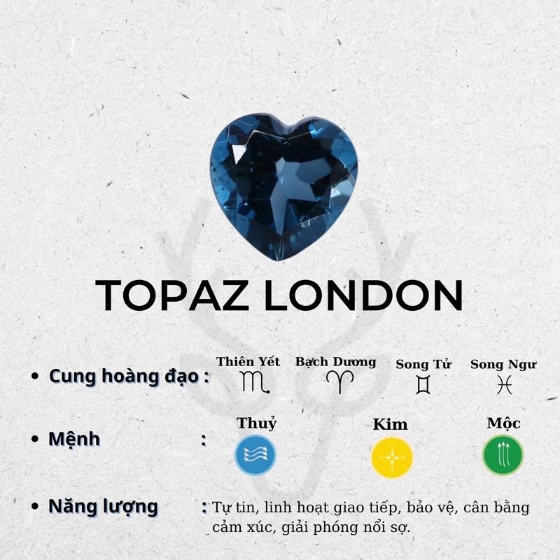 Nhẫn Topaz London Viền Đá NTLVD22A Patronus