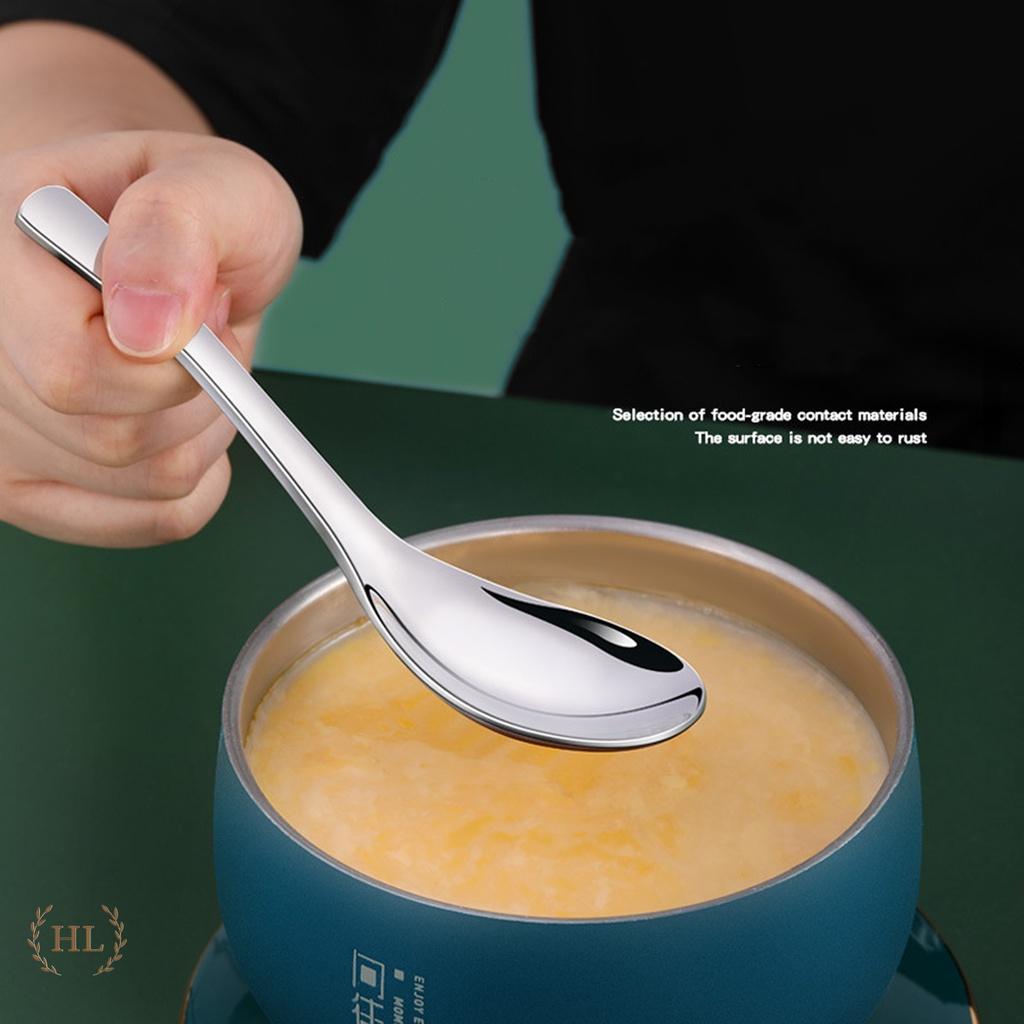 Thìa súp Inox nhập khẩu | THÌA Stainless Steel Cong 3 Size Cao Cấp Inox Không ăn mòn| Thìa Súp Cong Vàng