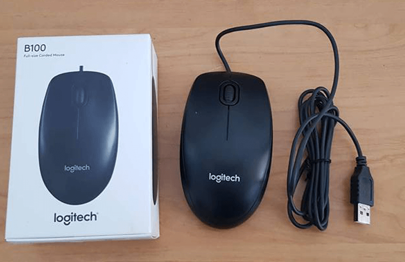 Chuột Máy Tính Có Dây B100 Kèm Lót Chuột