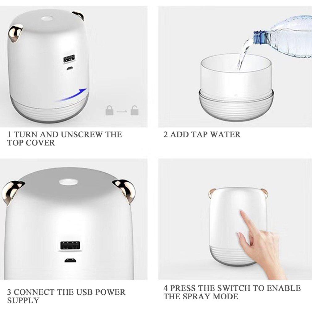 Máy Phun Sương Tạo Độ Ẩm Mini Nhỏ Dễ Thương Thỏ USB Cá Nhân Siêu Âm Thanh Máy Tạo Độ Ẩm Tự Động Ngắt Điện Để Bàn Máy Phun Sương Tạo Độ Ẩm