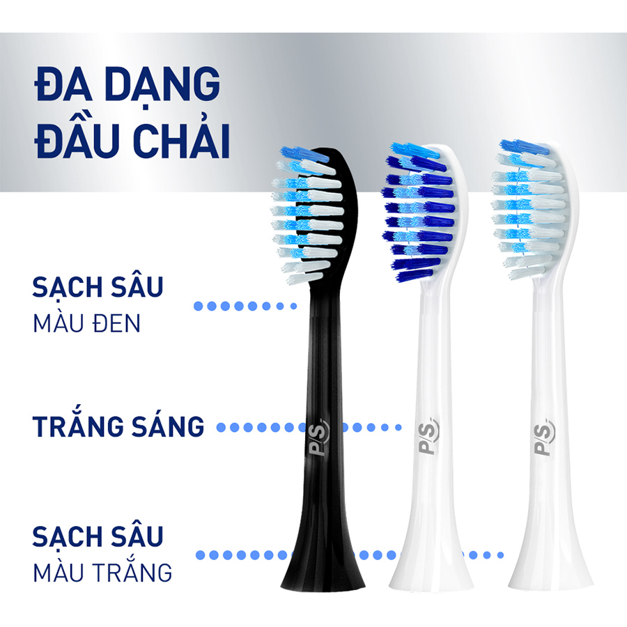 Bộ 2 đầu bàn chải điện P/S - Sạch Sâu
