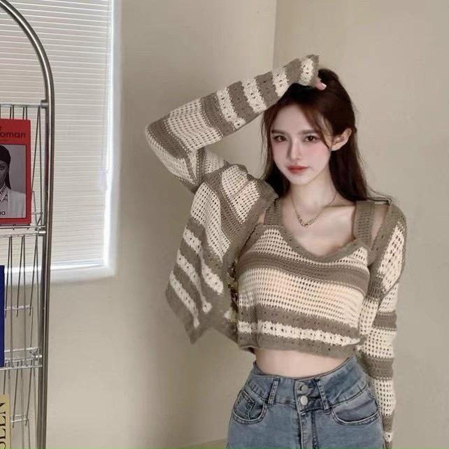 Sét Áo Len Kẻ Mã 551