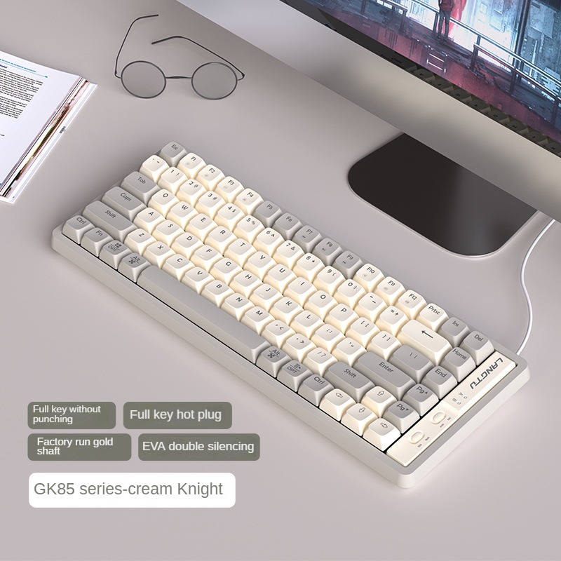 Bàn Phím Cơ Gaming dây usb GK102 Hotswap chống ồn cho máy tính laptop hàng nhập khẩu