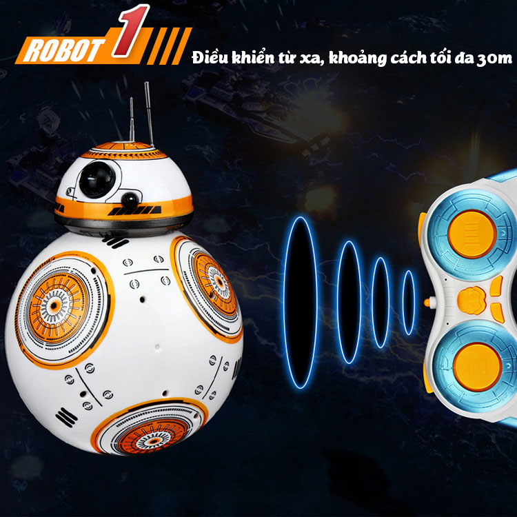 Robot điều khiển từ xa mẫu Star Wars Droid BB-8