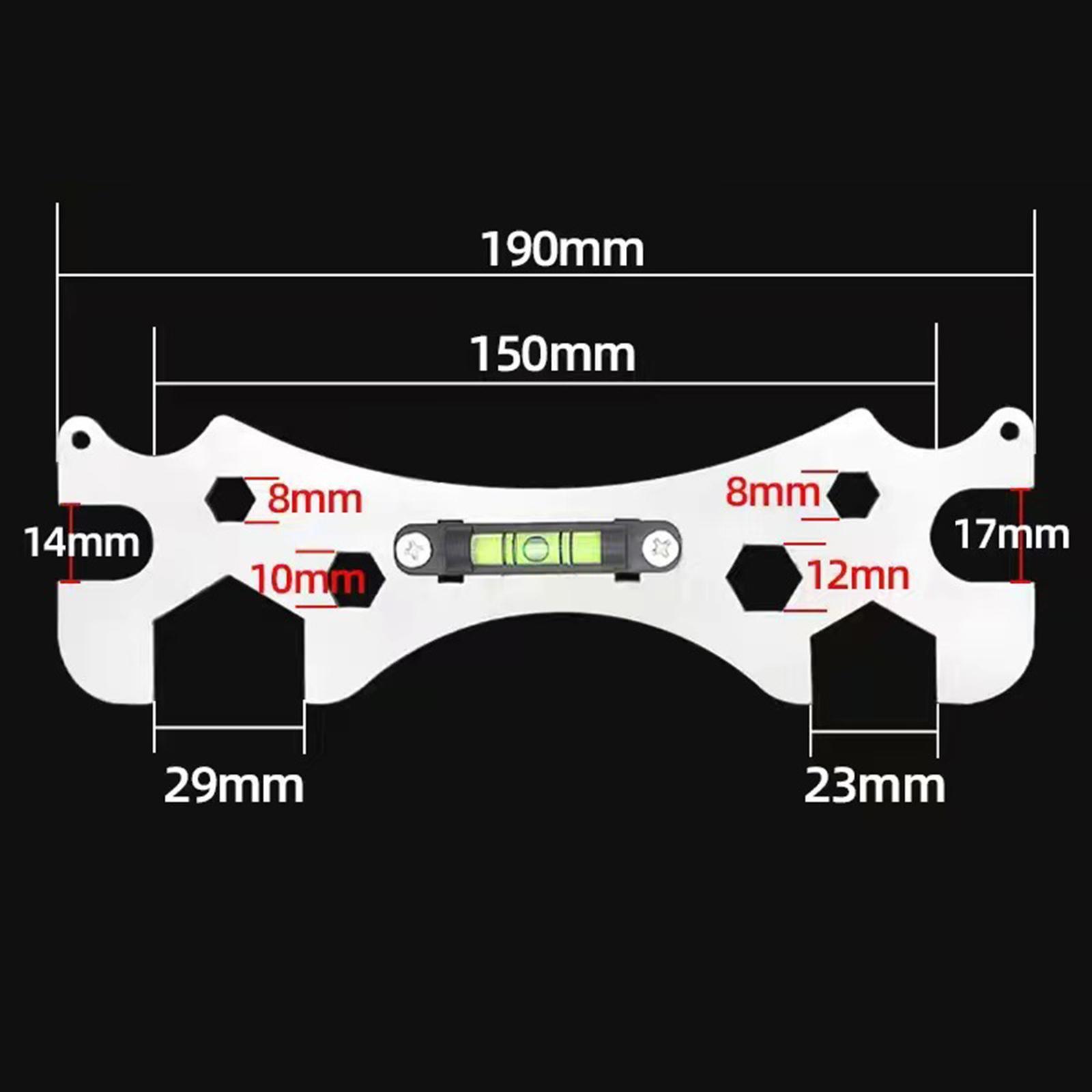 Angle Leveling Wrench with Level Level Wrench for Maintenance Pipe Alignment