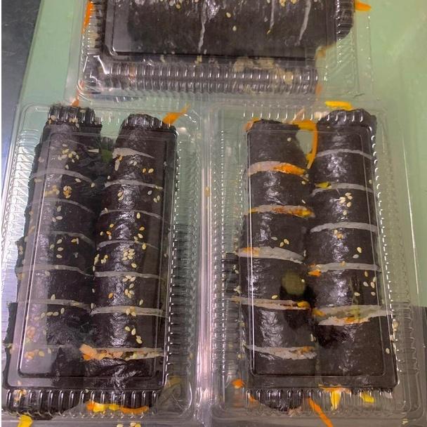 100 Hộp H50 Đựng Kimbap - Sushi - Bánh Bột Lọc - Su Kem