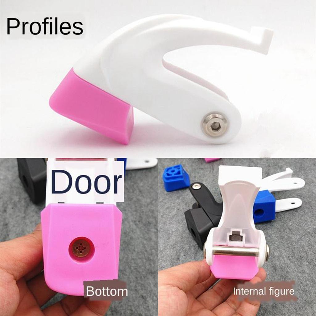 2xInline Skates Brakes Block Brake Roller Stopper White + Black