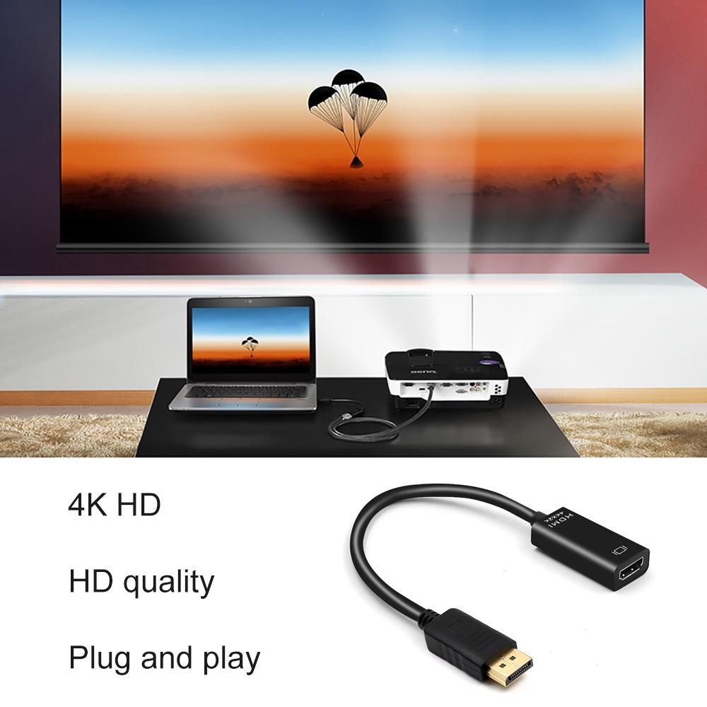 Dây cáp chuyển đổi DP sang HDMI 1080P cho PC Laptop máy chiếu