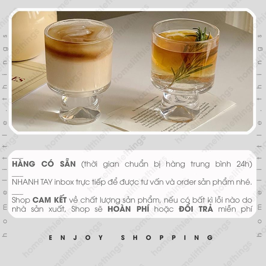 Cốc, ly thủy tinh uống nước cà phê 250ml