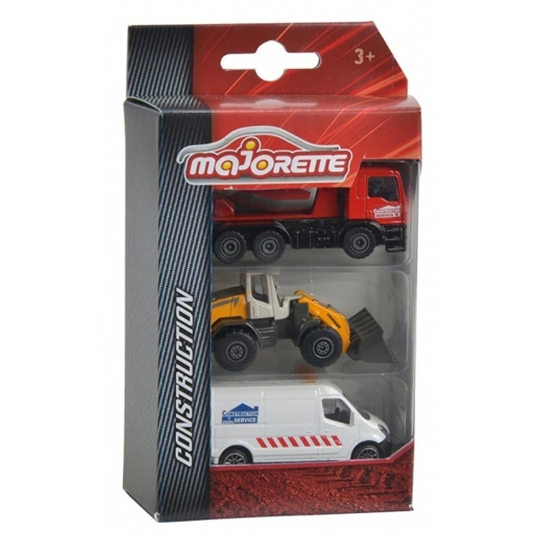 Xe mô hình Majorette Construction 3 Pieces Set 212057341