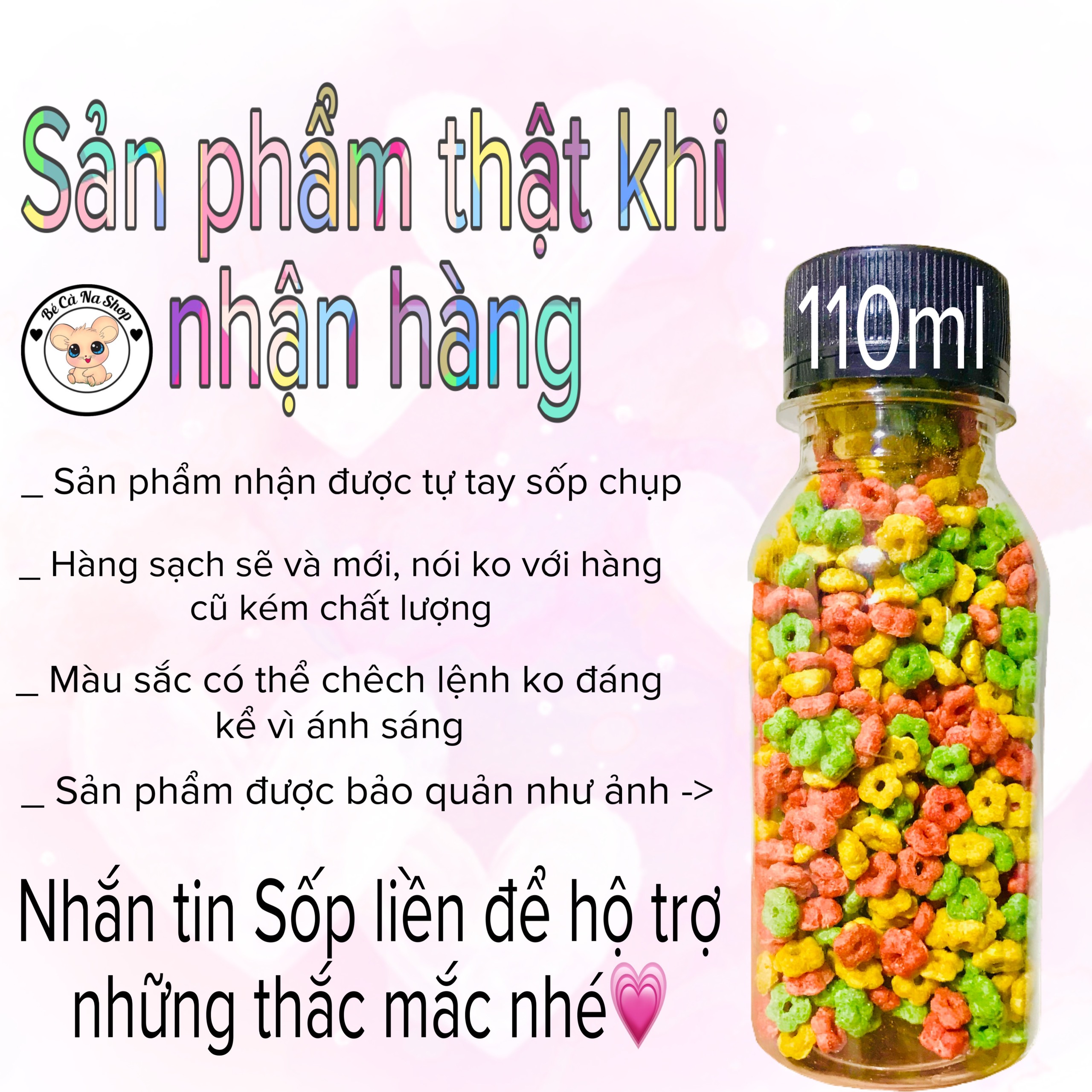 bánh xốp hình hoa ( bé cà na) thức ăn mài răng cho hamster , thọ bọ sóc ...