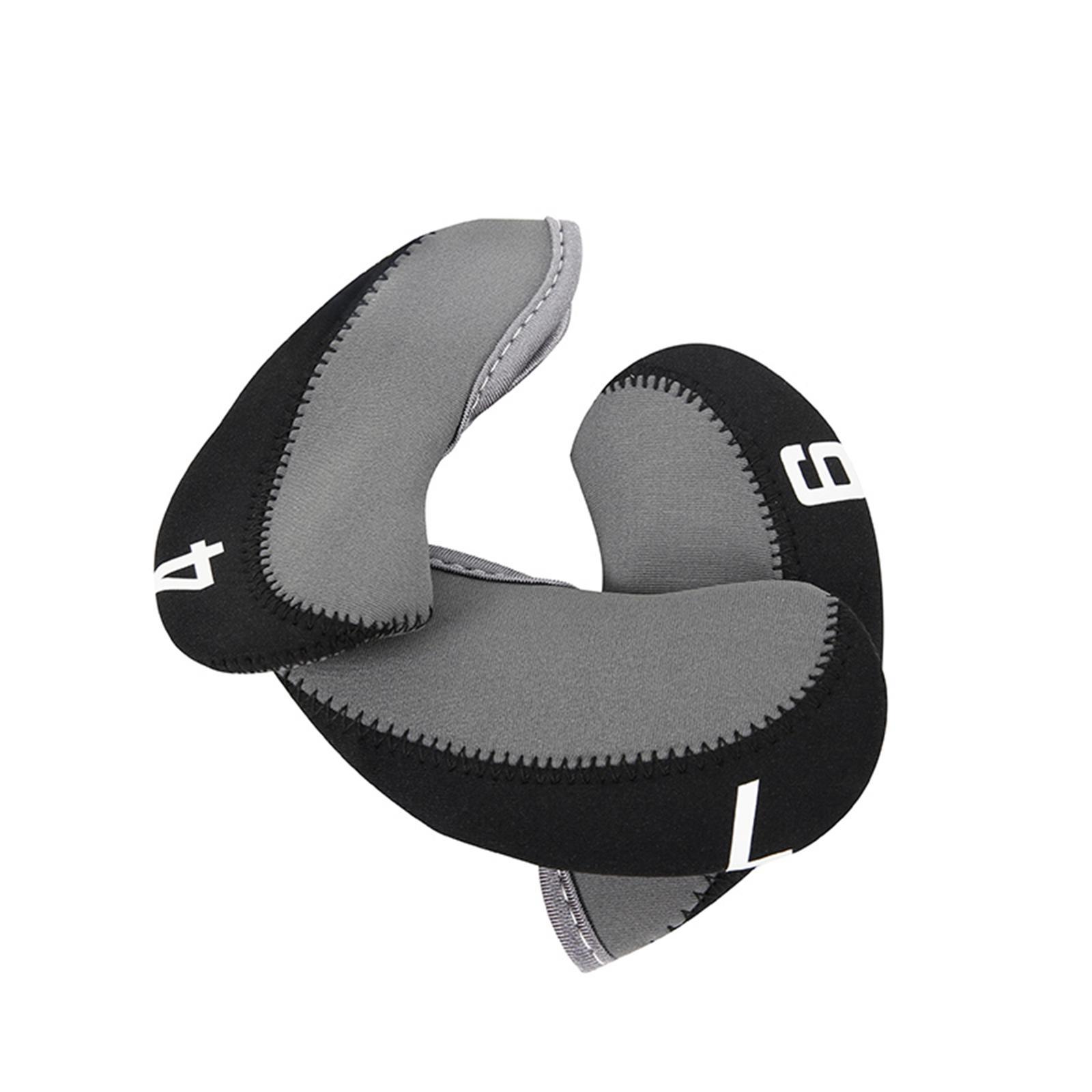 11Pieces Golf Iron Headcover Protector Guard, Golf Clubs Headcovers Numbered