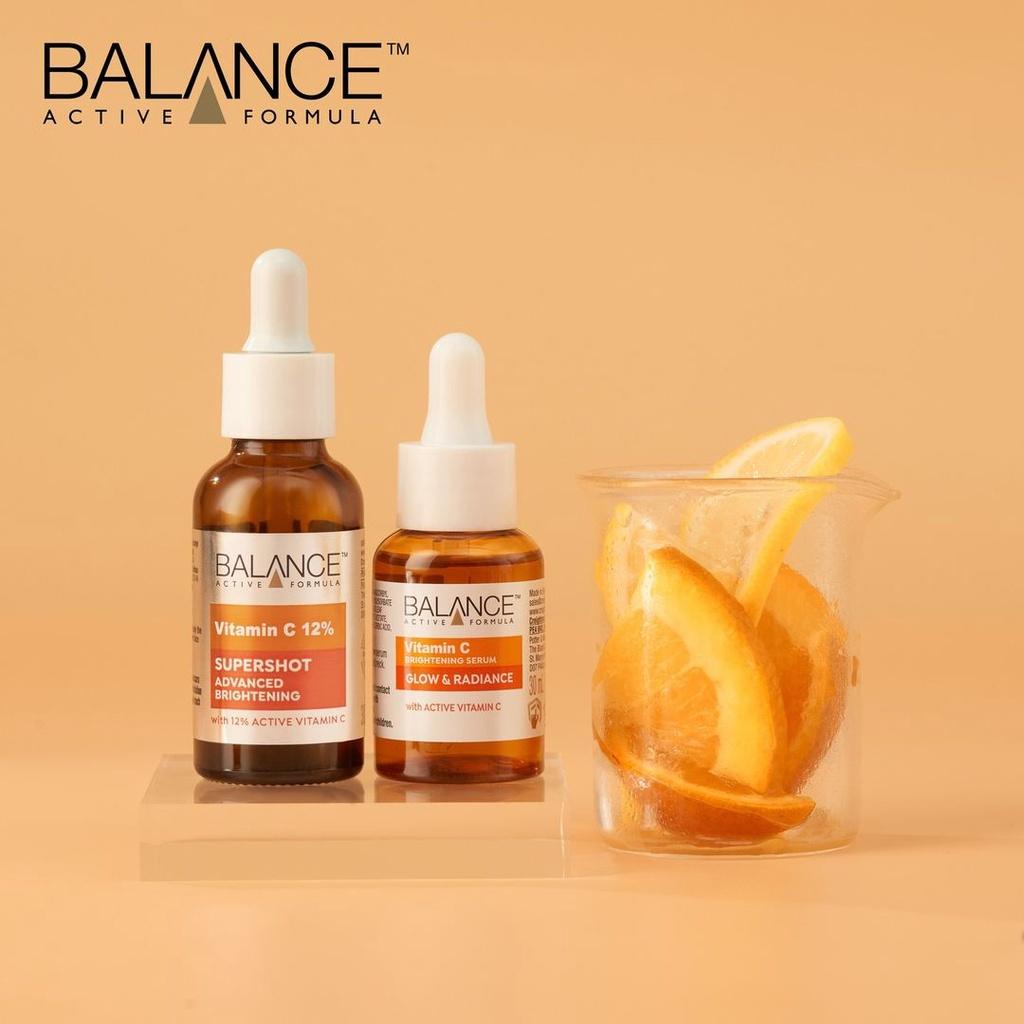 Tinh chất sáng da, mờ thâm Balance Active Formula 12% Vitamin C Supershot 30ML