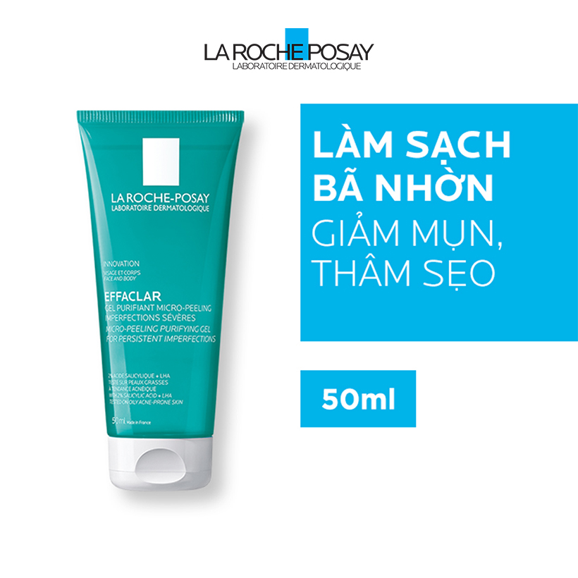 Bộ sản phẩm giảm mụn, ngừa thâm La Roche-Posay Effaclar Duo+