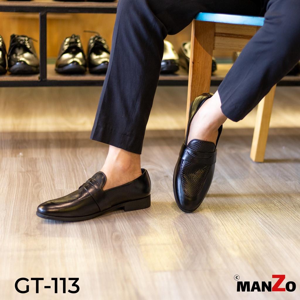 Giày lười nam công sở cao cấp - Bảo hành 12 tháng tại Manzo store - GT 113