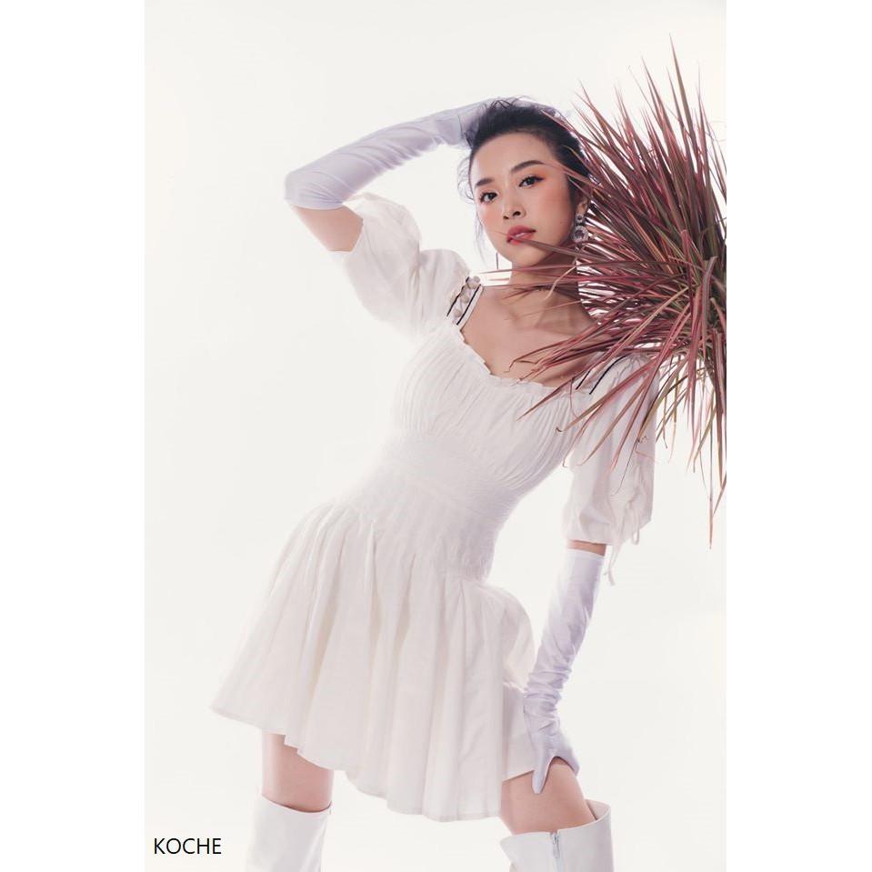 Đầm thiết kế tay phồng Koche dress - đầm đi tiệc thiết kế - Váy xòe - đầm dự tiệc
