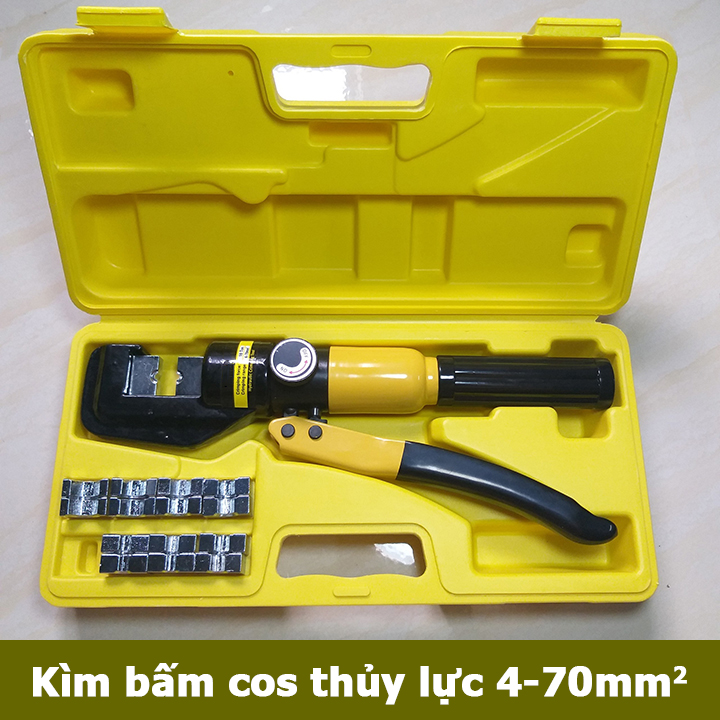 Kìm bấm cos thủy lực kìm ép cốt thủy lực 4-70mm