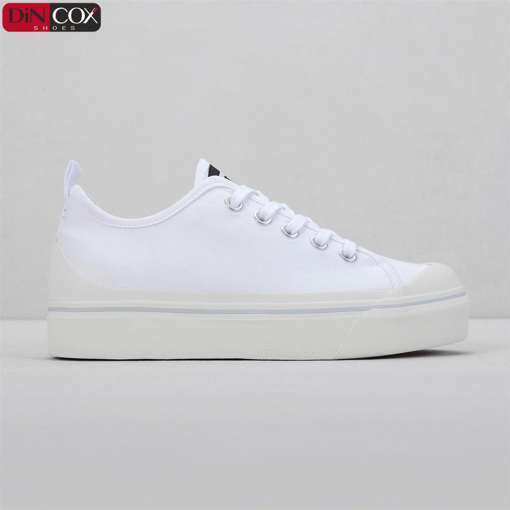 Giày Sneaker Vải Nữ DINCOX D31 Năng Động Nữ Tính White