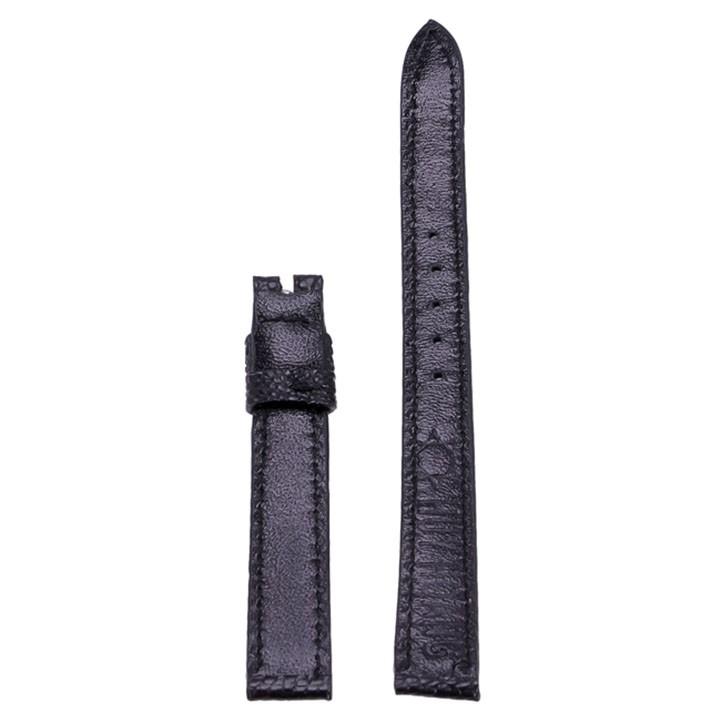 HC8417-18-19-23 Dây đồng hồ Huy Hoàng da đà điểu size 12, 14 màu đen, nâu đất, vàng bò, nâu đỏ
