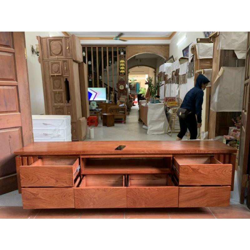 Kệ Tivi gỗ Tếch Hương Đá